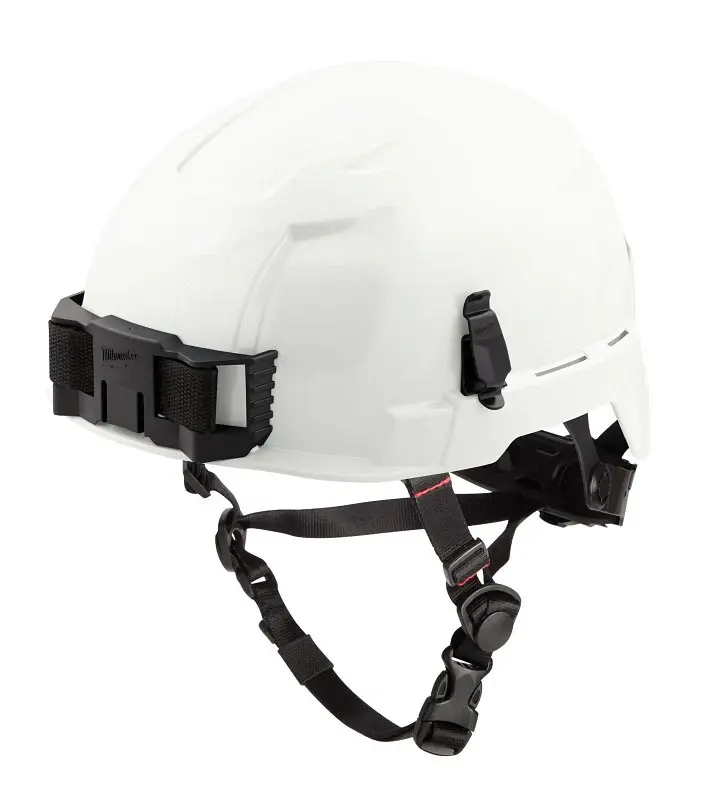 Milwaukee BOLT 48-73-1301 Safety Helmet, Polycarbonate, Alabaster, Fits Hat Size: 6-1/2 to 8-1/2