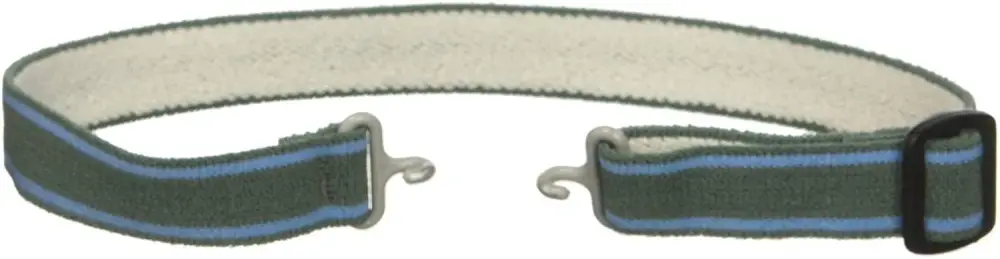 MSA Hard Hat Chinstrap - 2-Point Shell Attachment, 3/4" Polyester Webbing, Grey, Pliable Construction & Adjustable Design ...