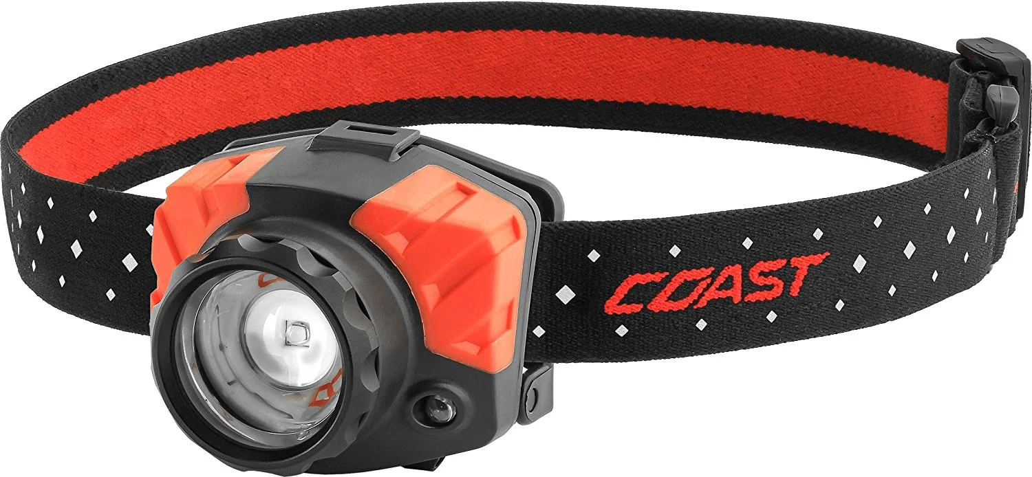 Coast 21328 Dual Color Pure Beam Focusing FL85 LED Headlamp 540 Lumens