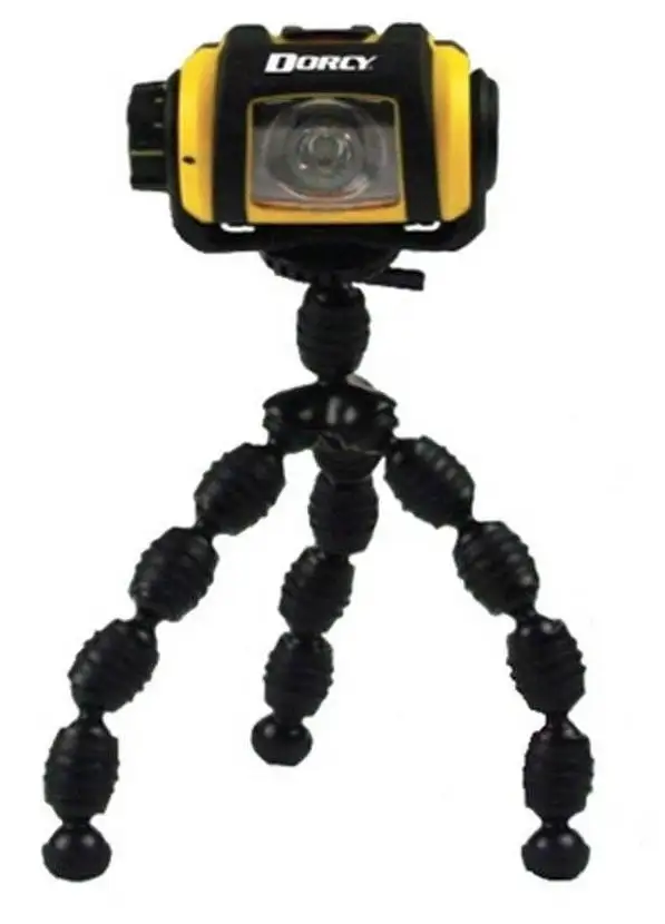 Dorcy 41-2614 Pro-Series Weatherproof LED Magnetic Headlight Tripod 200 Lumens