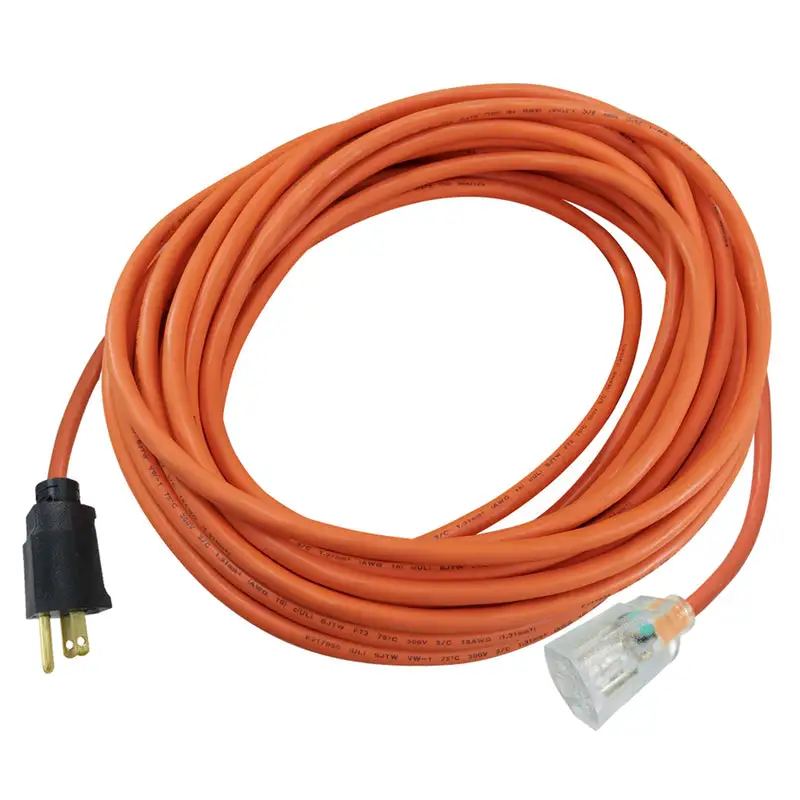 Projex Indoor or Outdoor 50 ft. L Orange Extension Cord 12/3 SJTW