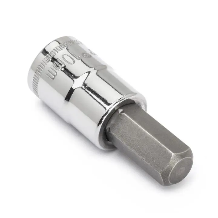 Apex Tool Group 3/8" Drive Hex Bit Metric Socket 10mm Professional Grade Tool
