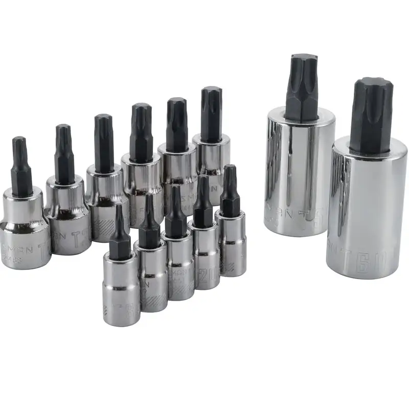 Craftsman 6-Piece SAE 6 Point Long Ball Hex Bit Socket Set 1/4 and 3/8 Drive