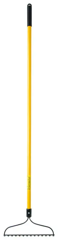 Home Plus 61 Inch L x 14 Inch W Steel Hoe and Rake Fiberglass Handle Pack 6 Home Plus+