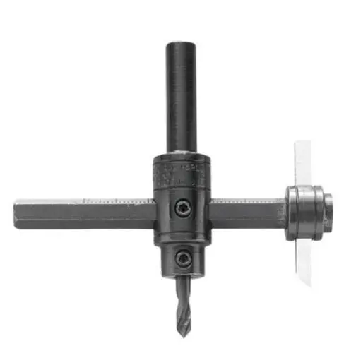 General Tools 55 Heavy Duty Hole Cutter 1-3/4 to 8 Inch Steel Construction Wood and Metal Drilling