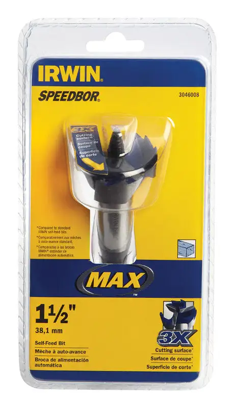 Irwin Speedbor 1-1/2 . Hardened Steel Hole Cutter Professional Drilling