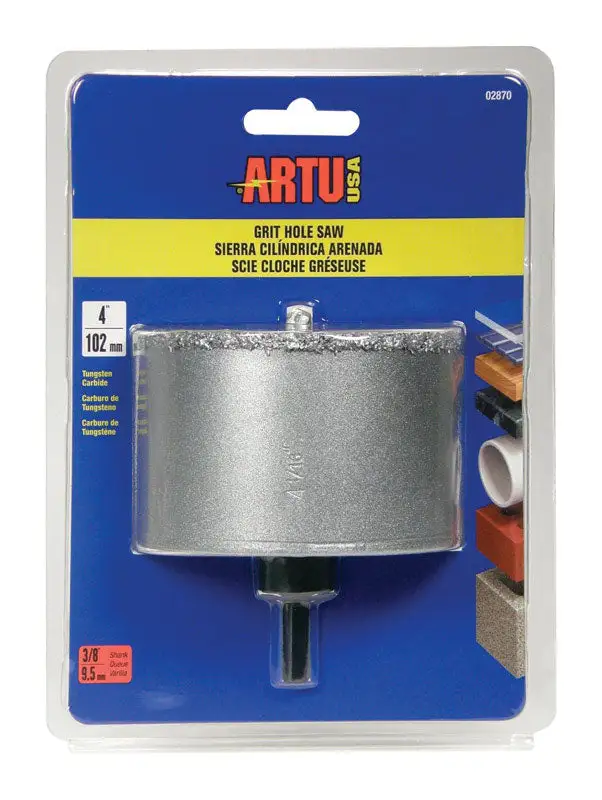 ARTU 1-3/8 . Carbide Grit Hole Saw Arbor 1 pc Drilling Tile Glass Ceramic