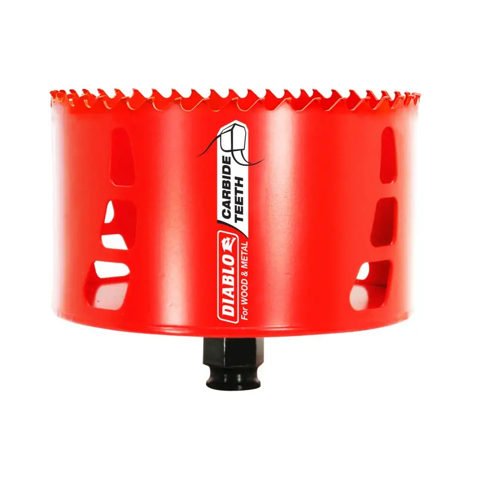 Diablo DHS4500CT Carbide Tipped Hole Saw 4-1/2 Inch Tough Materials