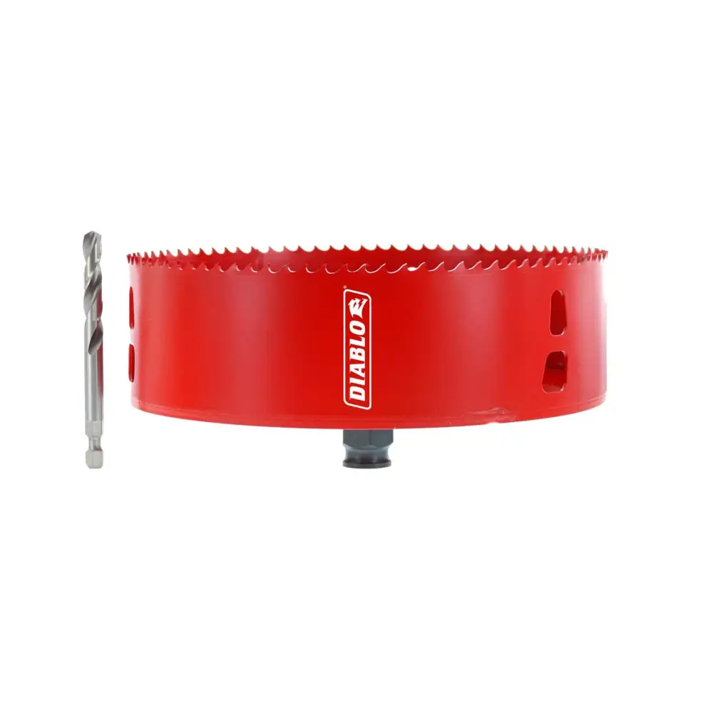 Diablo DHS6375RL Recessed Lighted Hole Saw 6-3/8 Inch Precision Cutting