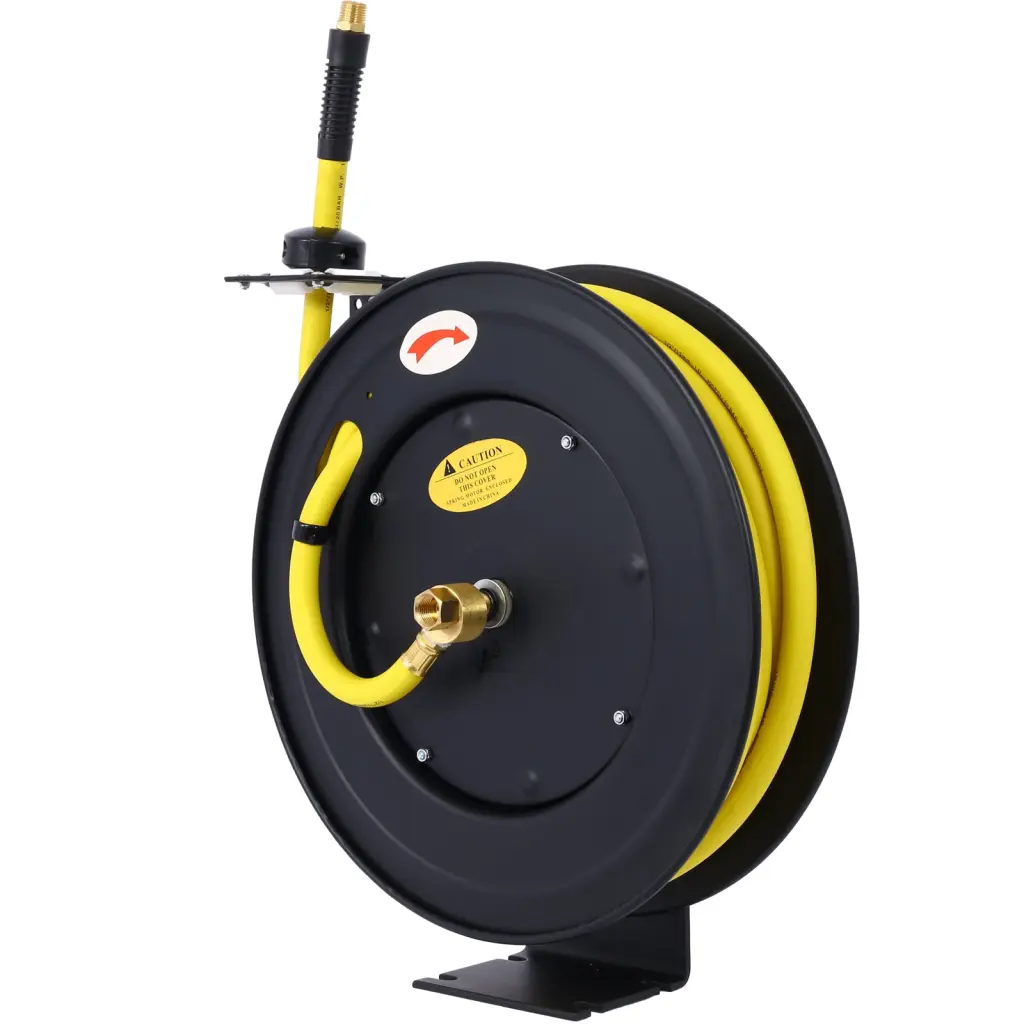 Retractable Air Hose Reel 1 2 Inch X 50 Ft Auto Rewind Hose Reel g-h