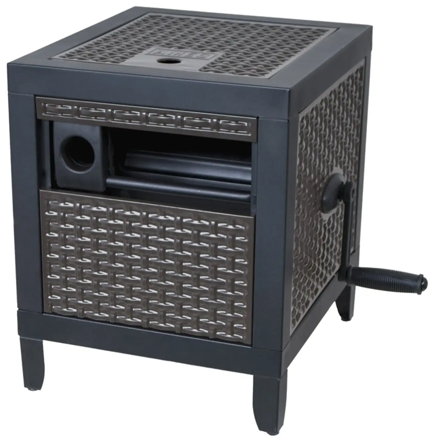 Ames 2519500 Metal Hose Cabinet Outdoor Garden Hose Storage