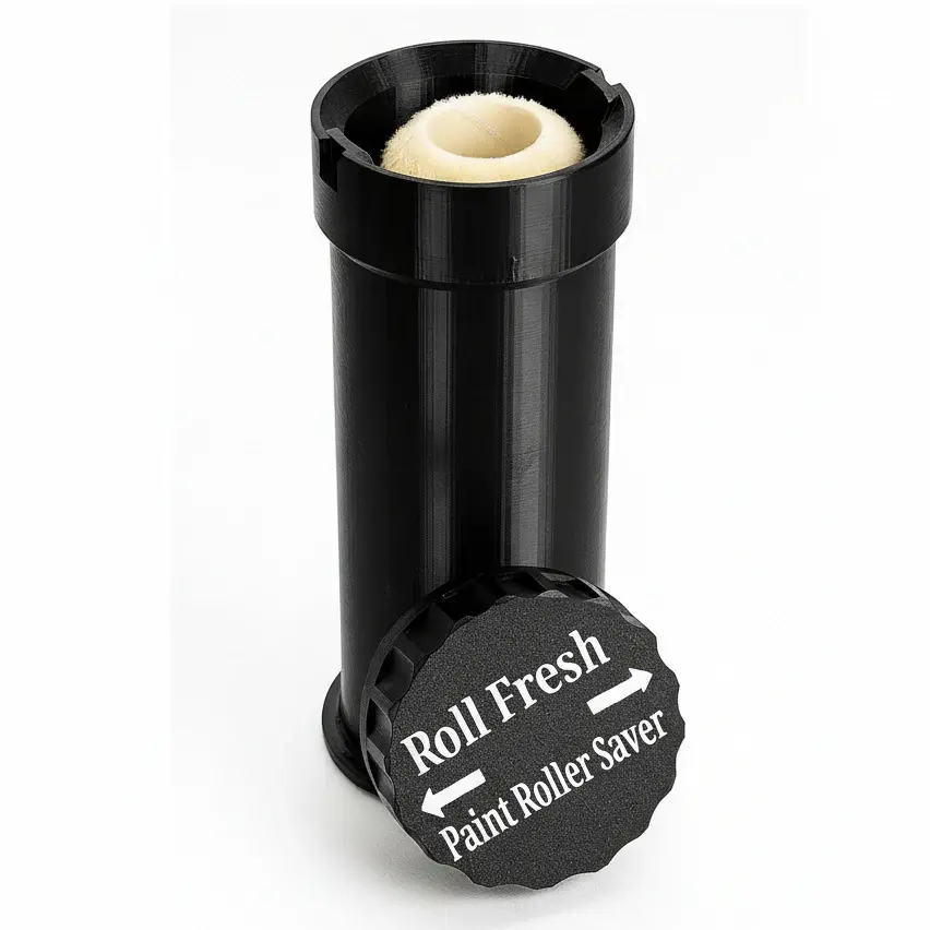 ROLLFRESH PAINT ROLLER SAVER- Archive Your Wet Paint Roller – Keep It Fresh Days! Ergonomic Handle