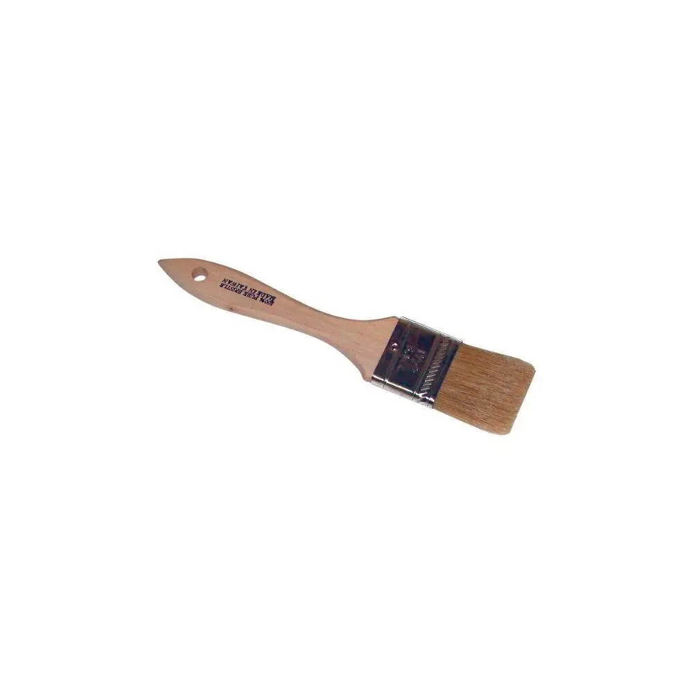 Professional Grade 78902 MARS Applicator Brushes Nat Bristle, 1-1/2" Economy Paint Brush-Wood Handle