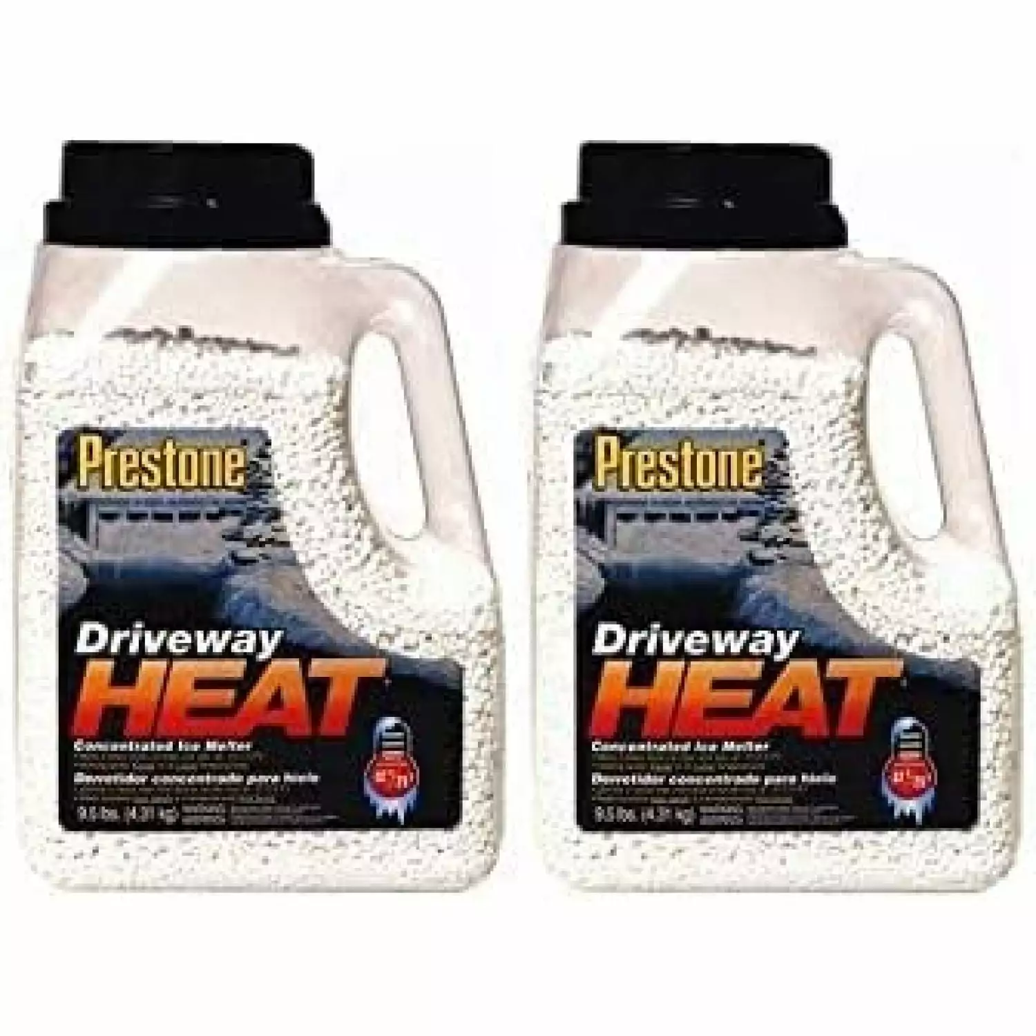 HetayC 9.5J-Heat Prestone Driveway Heat Concentrated Ice Melter. 9.5-Pound (Two Pack)