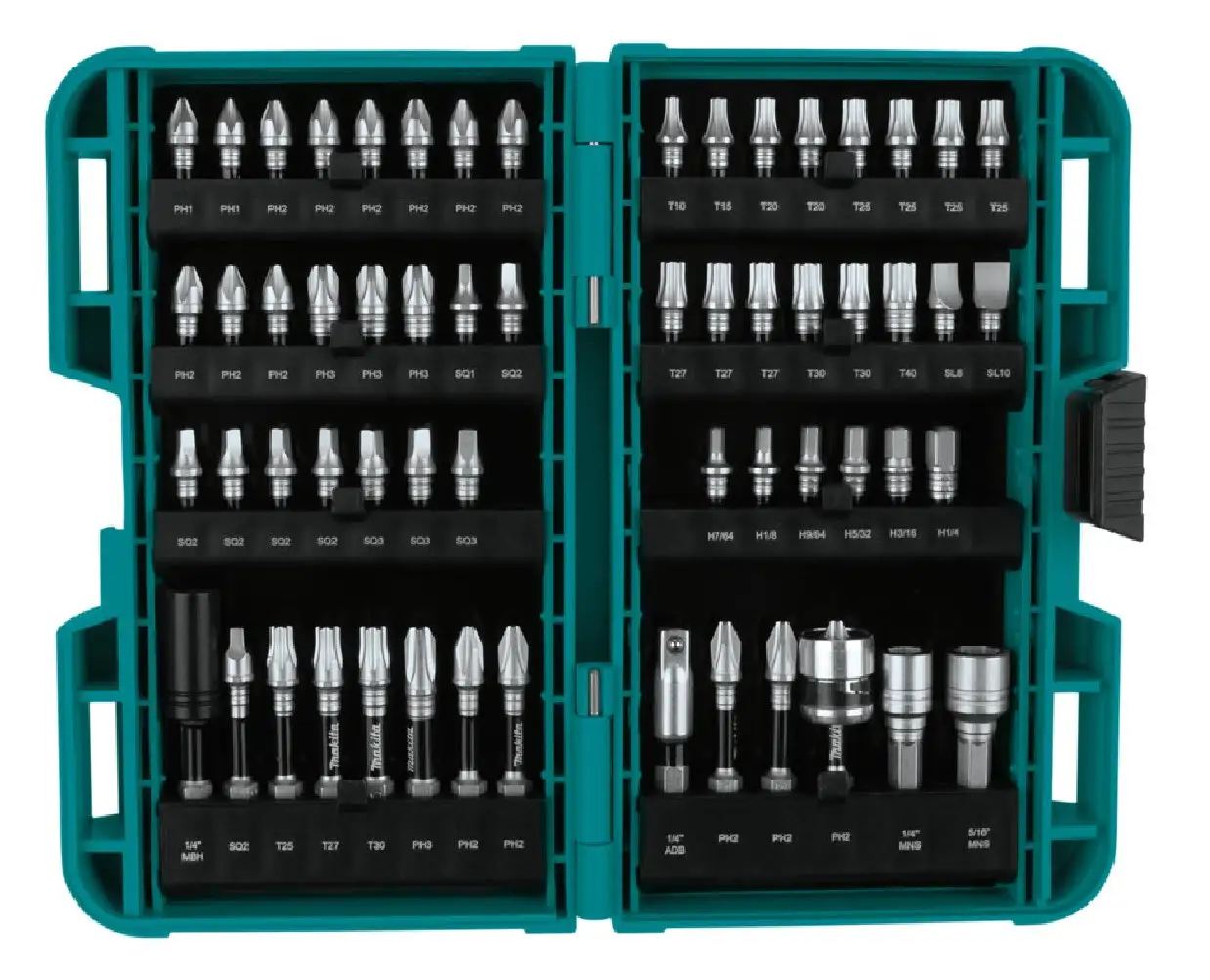 Makita E-01644 XPS Impact Bit Set 60 Pieces - Professional Drill Bit Set Impact Drivers