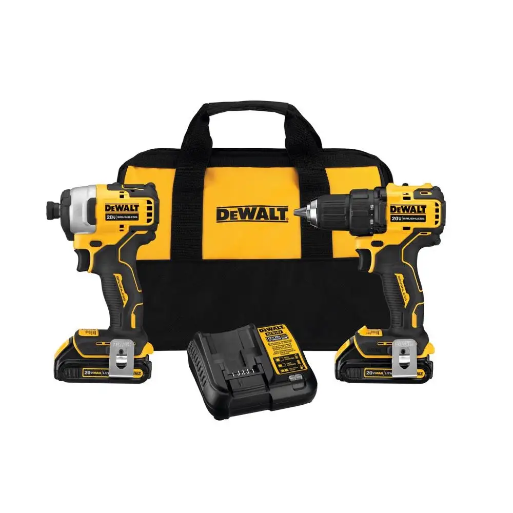 DeWalt DCF809D1 ATOMIC Compact Impact Driver Kit 20 Volt Fastening