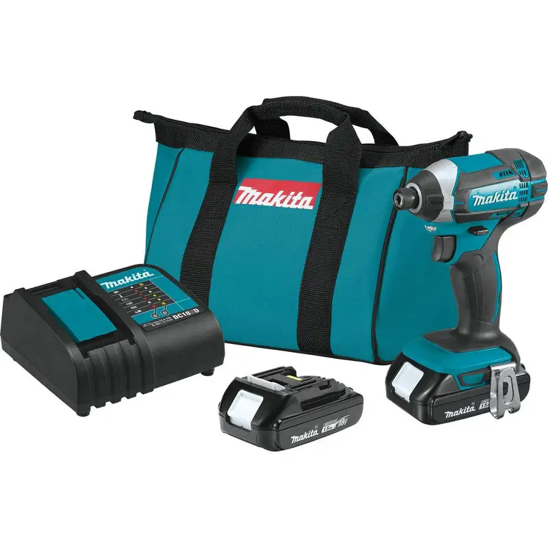 Makita 18V LXT 1/4 . Cordless Brushed Impact Driver Kit Battery & Charger