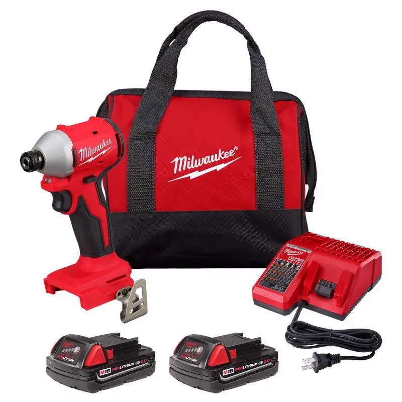 Milwaukee M18 Compact Cordless Brushless Impact Driver Kit