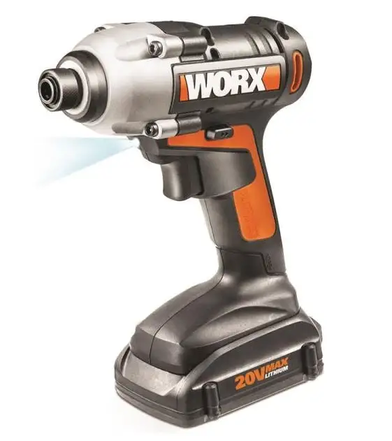 Rockwell WX290L Cordless Impact Driver - 20-Volt Max Lithium