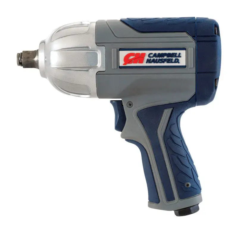 Campbell Hausfeld Gray Composite 90 PSI Pneumatic Air Impact Wrench 8.5x7.8x3.2 Inches