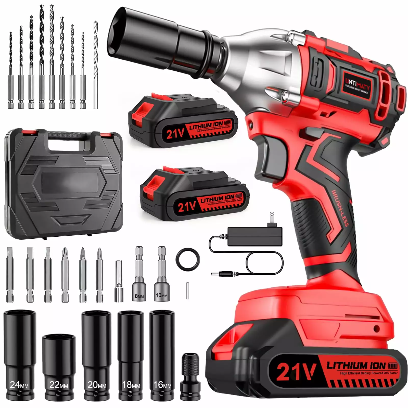 Cordless Impact Wrench. Power 1/2 inch Brushless Impact Gun. Max Torque 350 Ft-lbs450N.m Impact Wrench 20V Brushless Motor...