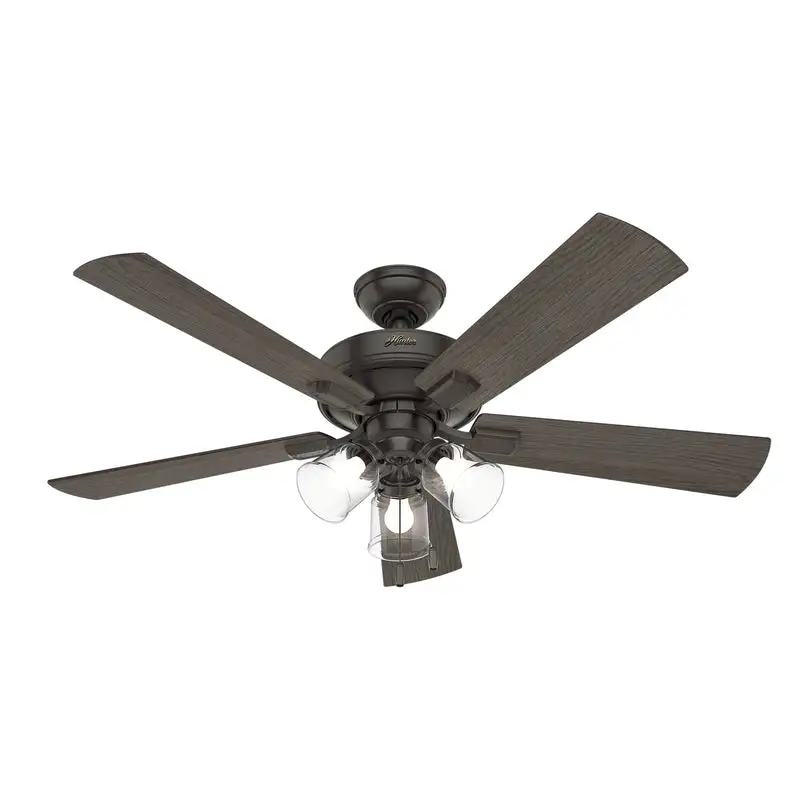 Hunter Crestfield 52 Bronze LED Indoor Ceiling Fan Light Kit