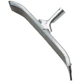 Industrial Floor Squeegee, Curved, Galvanized Steel, 24-. Professional Cleaning Various