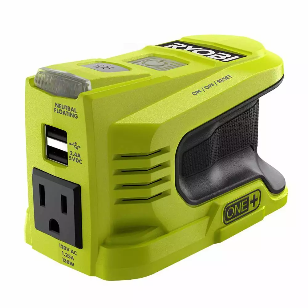 Ryobi 150-Watt Powered Inverter Generator 18-Volt Battery