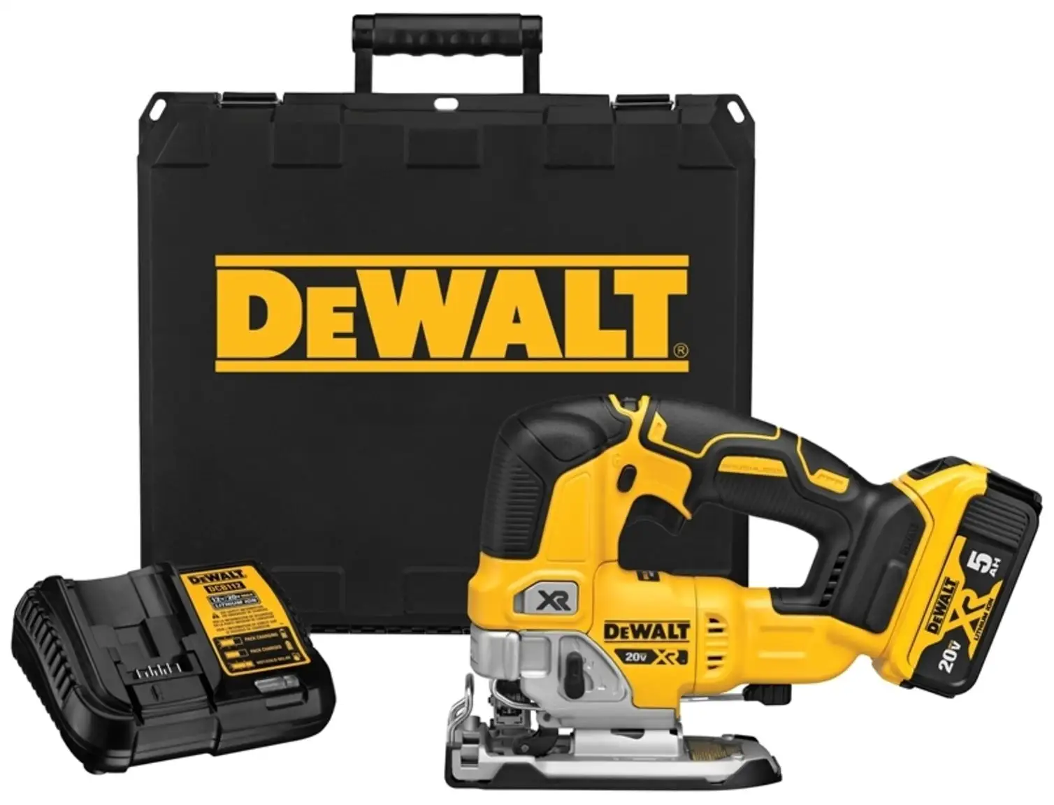 DeWalt DCS334P1 Cordless Jig Saw Kit 20 Volt Battery and Charger Professional Use