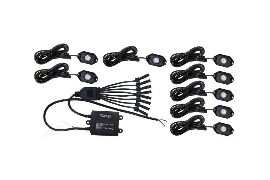 Battery-Powered Lantern JeepGladiator JT Quake LED 8pc Rock Airy Kit - RGBW