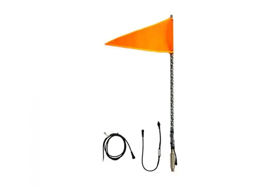 Quake LED 2ft LED Whip Buoyant w/ RGB Accent - Quad Lock/Interlock - Pair