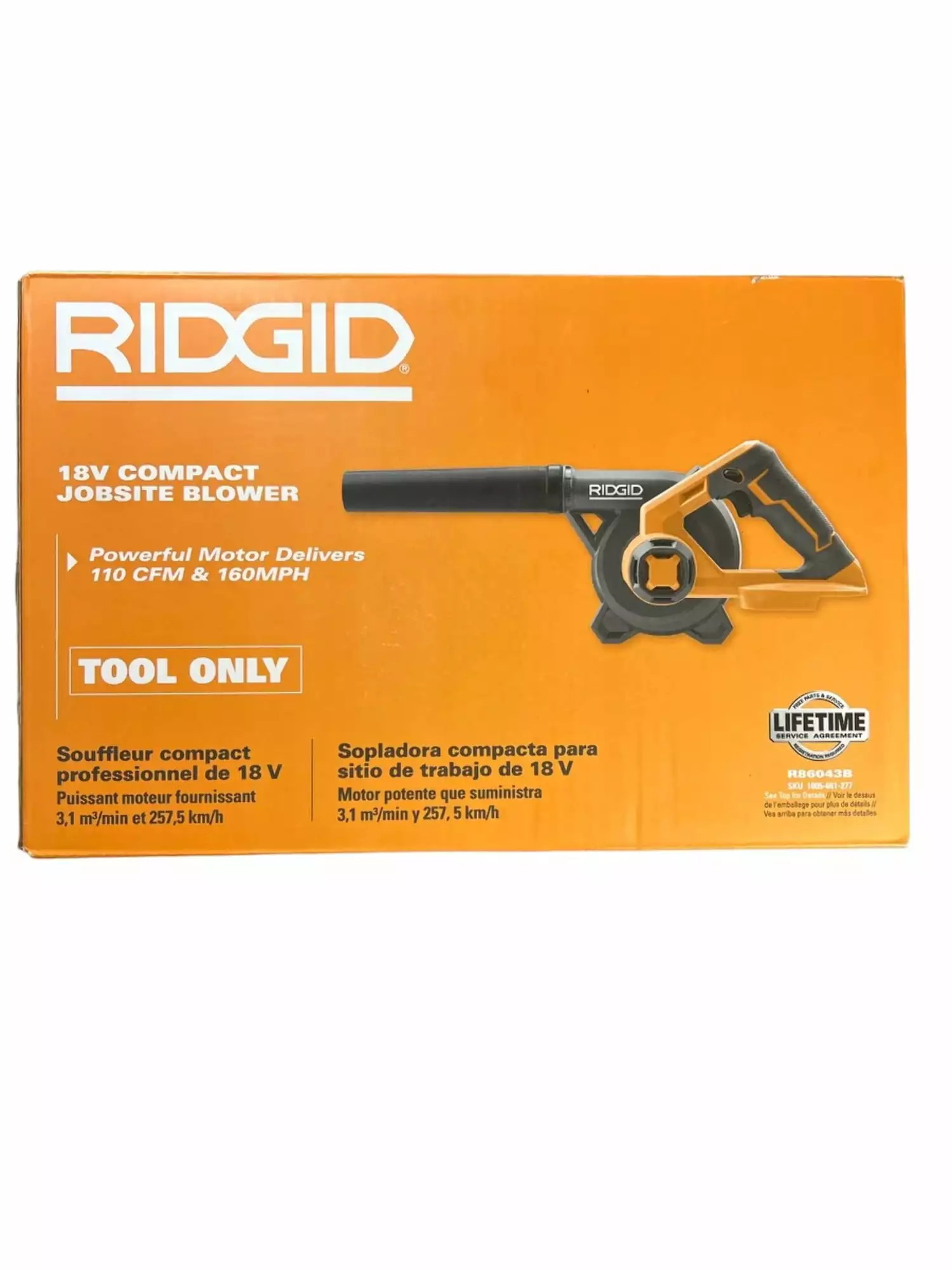 RIDGID 18-Volt Cordless Space-saving Jobsite Blower Inflator/Deflator Nozzle unknown