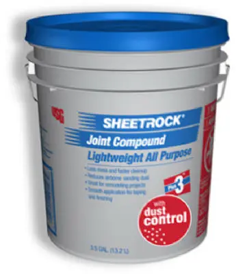 Sheetrock 380059 Joint Compound Dust Control 3.5 Gallon Drywall Repair