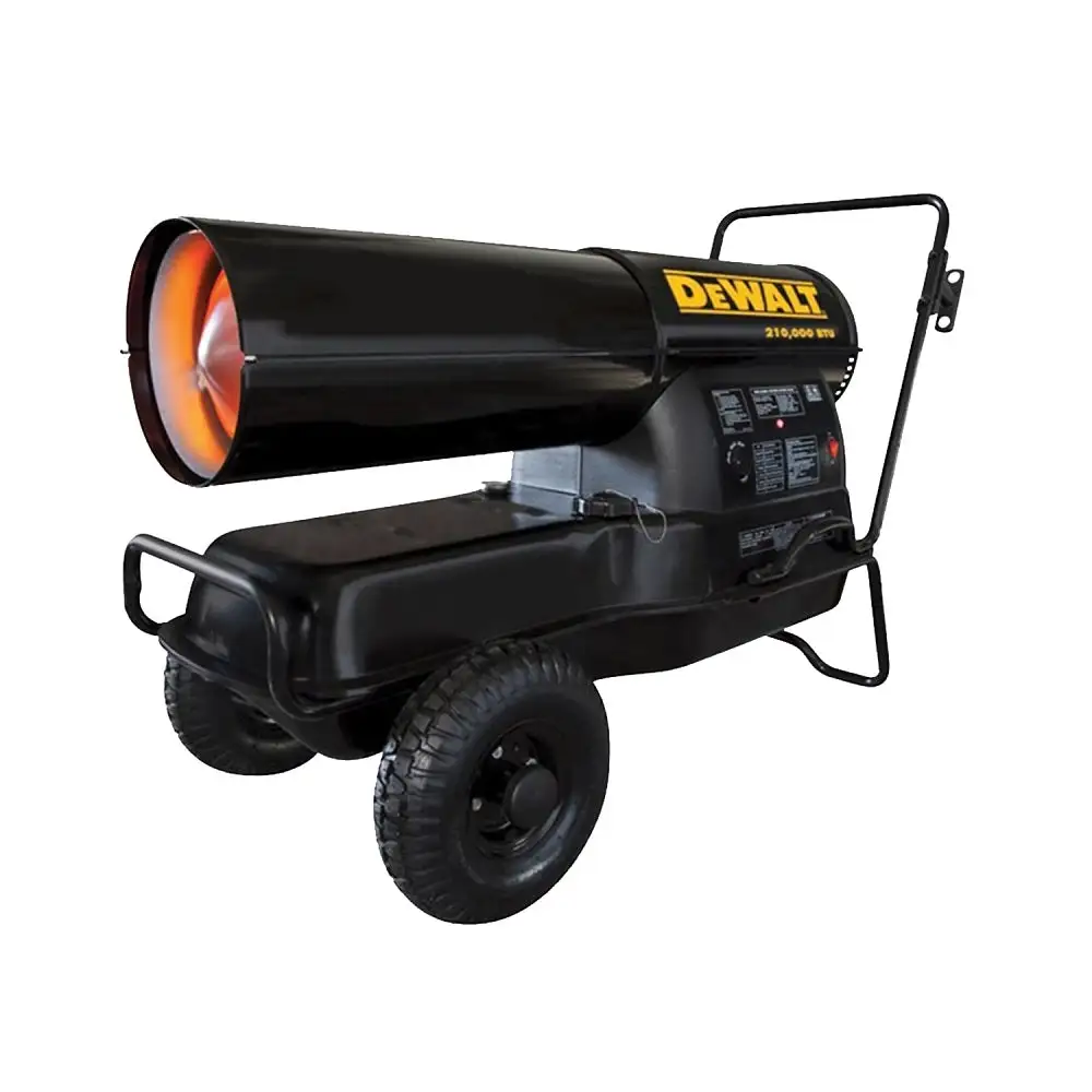 DeWalt F340775/F340700 Forced Air Kerosene Heater 210000 BTU Large Areas
