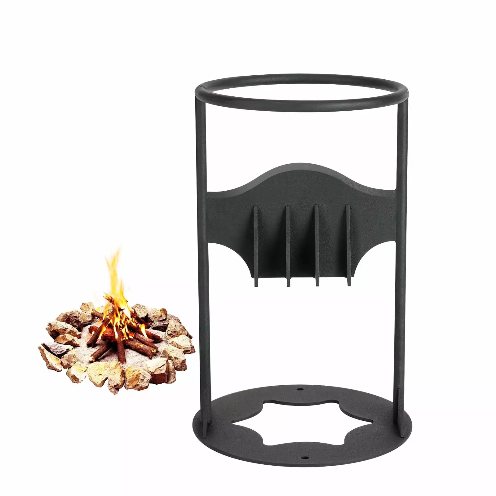 Firewood Kindling Splitter. Manual Chopping Tools. Fireplace Accessories. Stable&Protect Structure Courtyards. Camping. an...