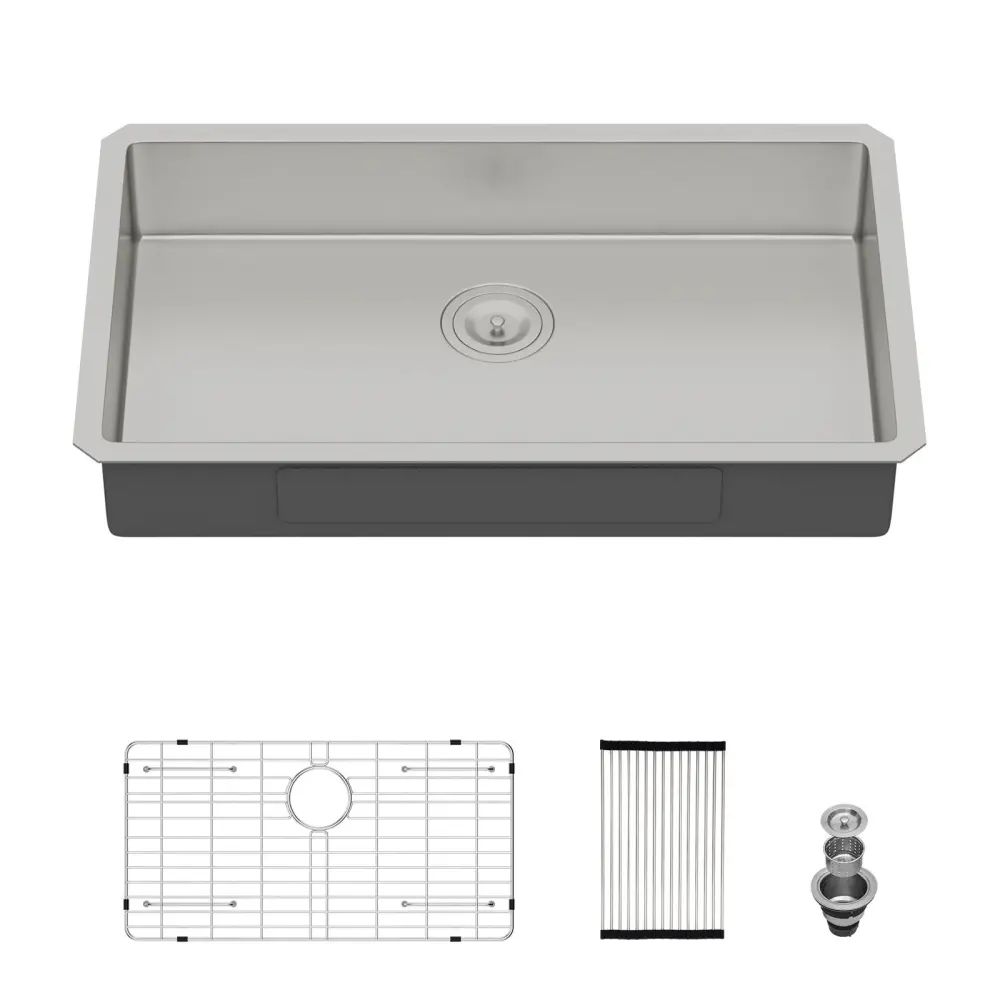 Undermount Sink, Low Depth Individual Bowl