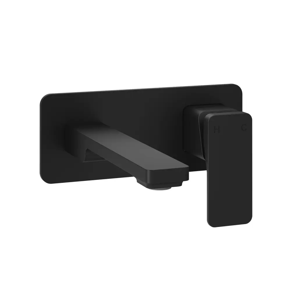 KAREO™ Wallmount Lavatory Faucet Without Drain Matte Black