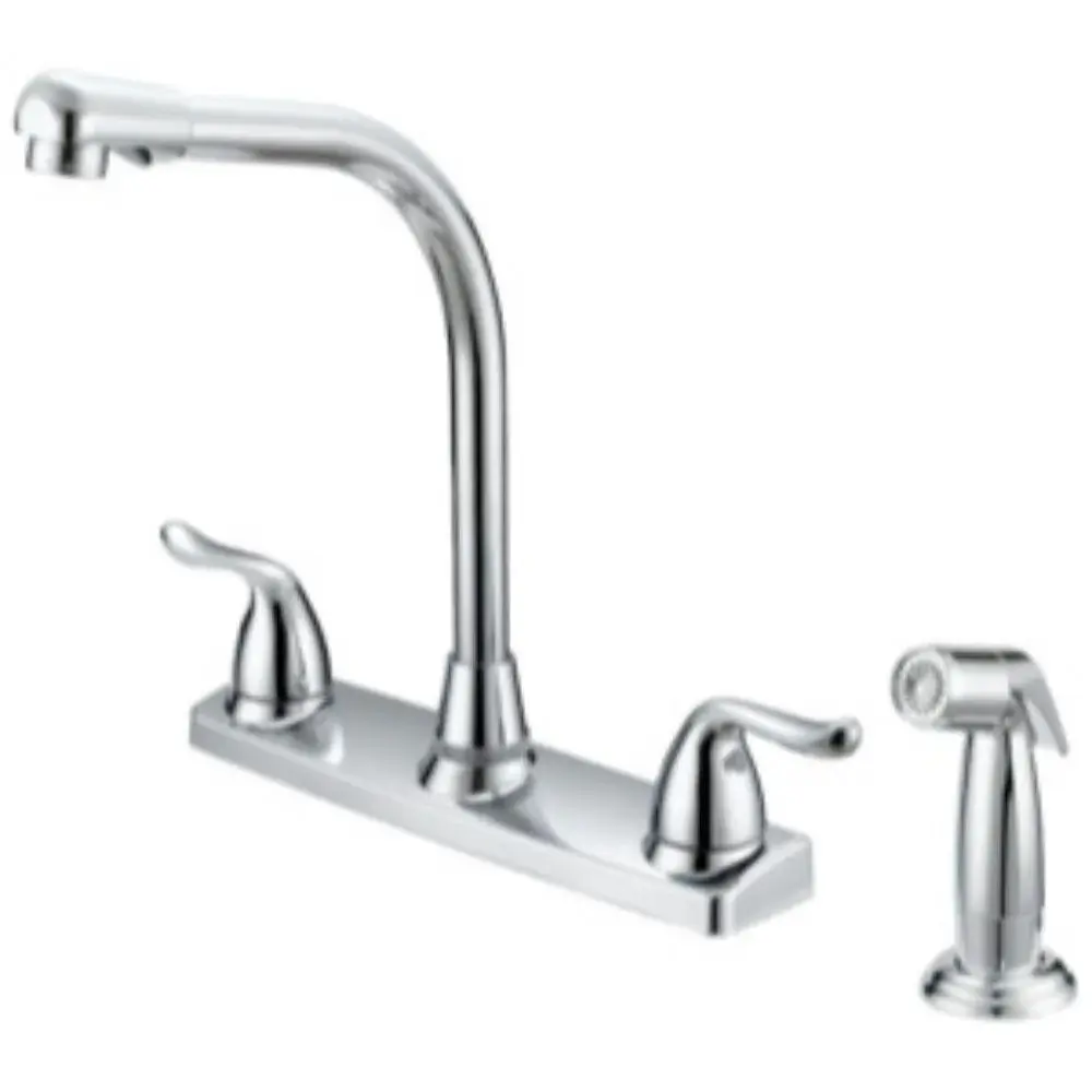 Zero-Radius Farmhouse BOSTON HARBOR 2 HANDLE KITCHEN FAUCET SPRAYER