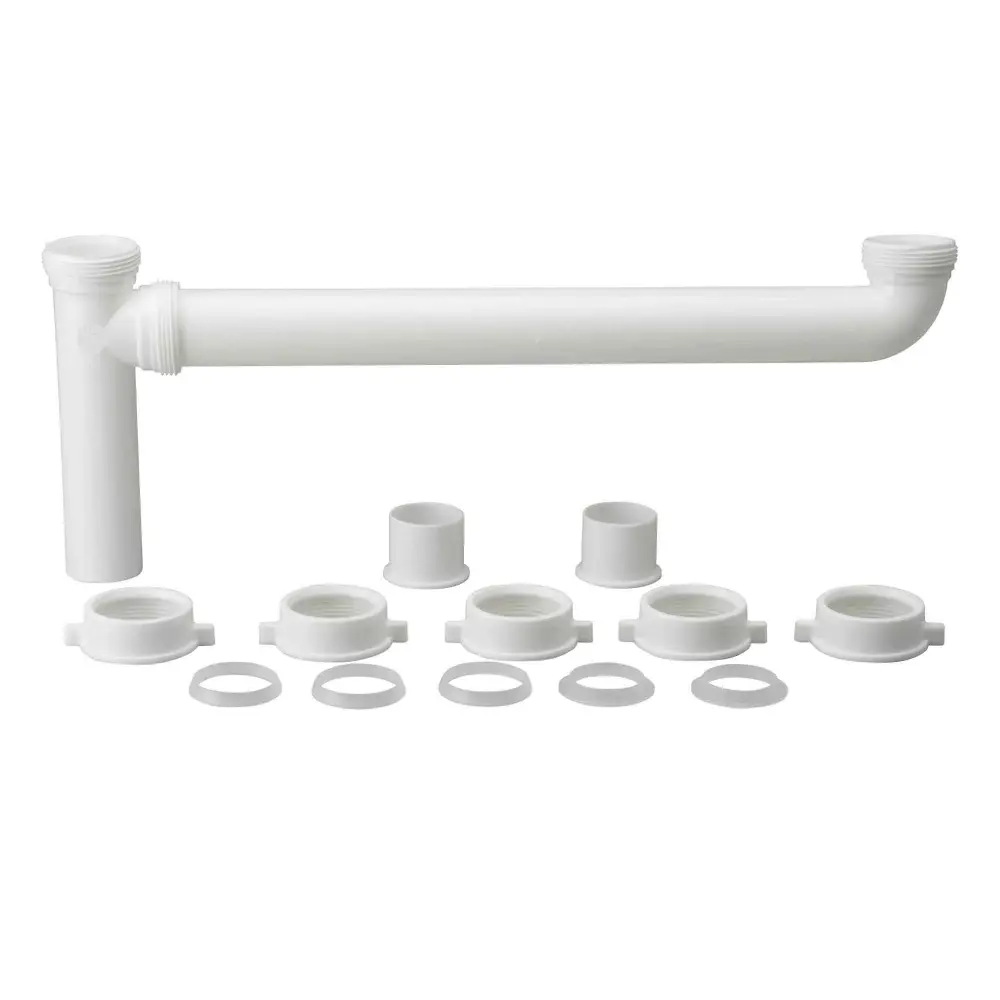 Double Drain Kitchen Sinks End Outlet, 1-1/2'' x 16''