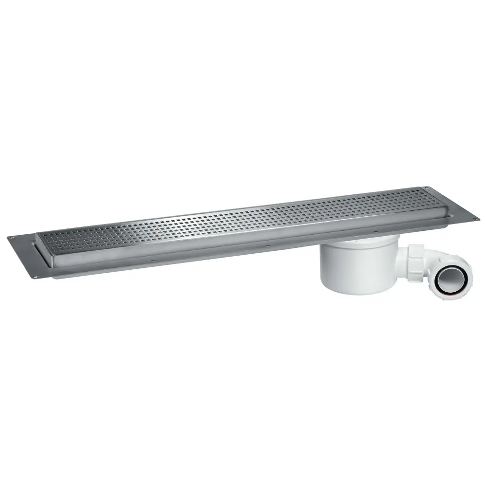 McAlpine 900mm Shower Channel Drain - Square Grid Pattern