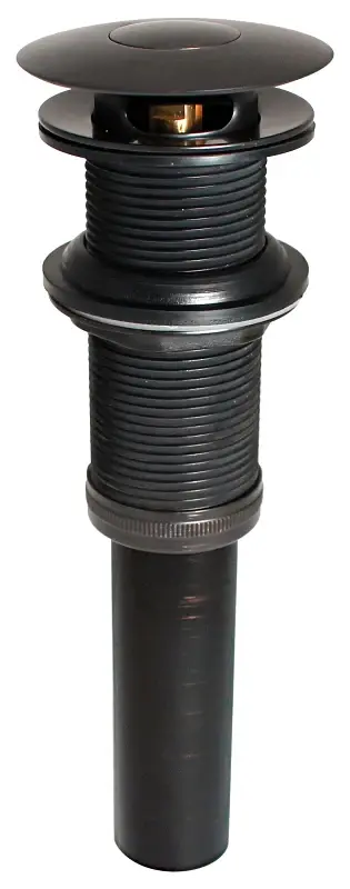Stylewise K820-76BRZ Pushbutton Sink Drain, 1-1/4 Connection, Warm alloy, Bronze
