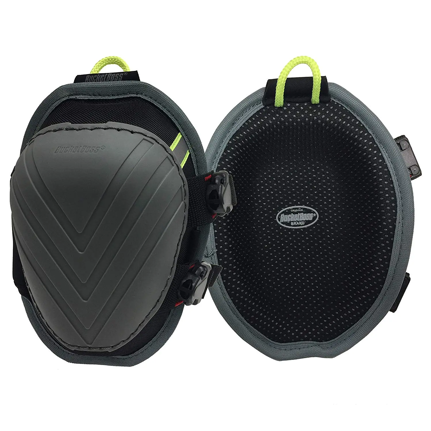Bucket Boss FX2 Molded Nonmar Knee Pad Elastic Straps Buckle Closure