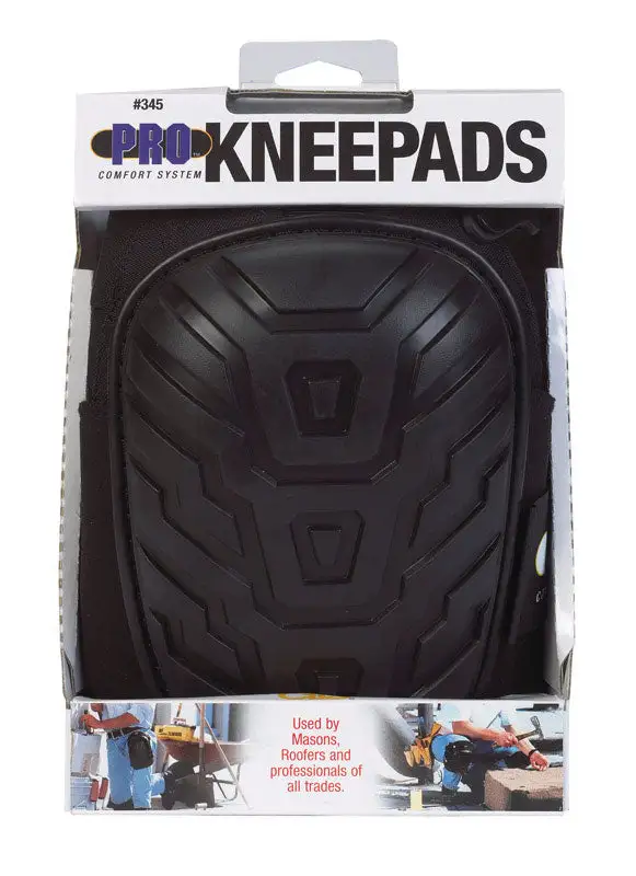 CLC 7 L x 4.9 W Foam Polyester Knee Pads Black Comfortable Work Pads
