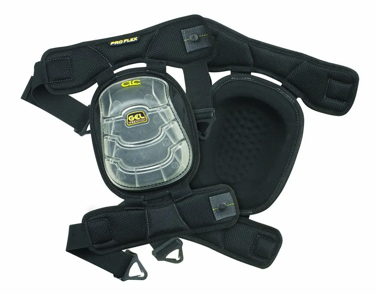 CLC 378 GEL-TEK Stabili-Cap Articulated Kneepads One Size Fits All Comfortable Kneeling
