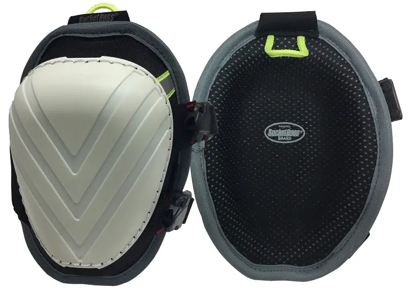 Bucket Boss KneeKeeper HV Series FX1 Moulded Spin Knee Pad, Foam Pad, Buckle Closure