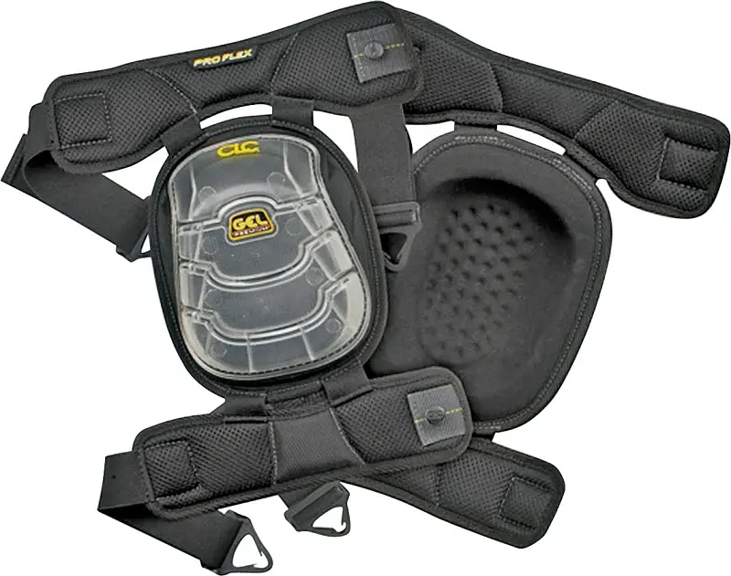 CLC 378 Articulated Stabilizer Knee Pad, TPE Cap, Polyurethane Pad, Instant-release Closure