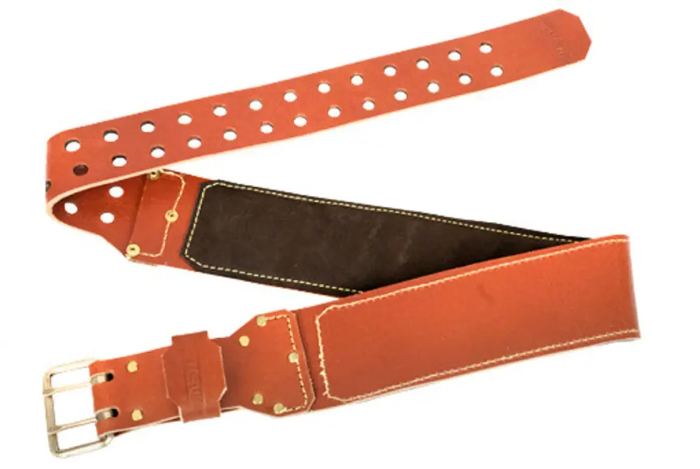 McGuire-Nicholas 1DM-529-M Master's 53" Cocoa Premium Leather Tool Belt