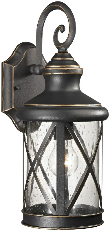 Boston Harbor LT-H04 Single Light Outdoor Wall Lantern, 120 V, 60 W, A19 or CFL Lamp, Alloy Fixture