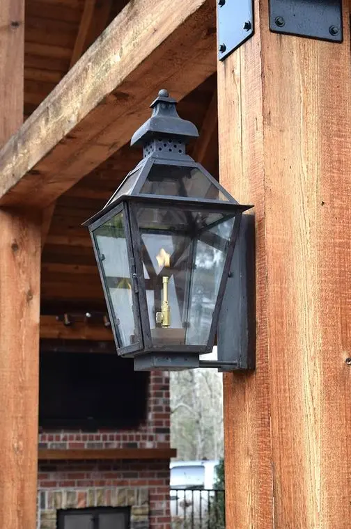Lowell Copper Electric Lantern - Wall Mount