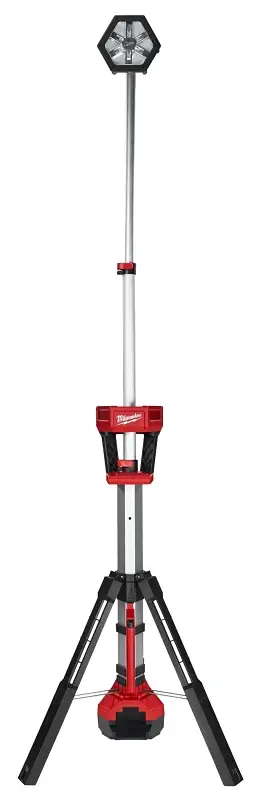 Milwaukee M18 ROCKET 2131-20 Paired Power Tower Light, 18 V, Lithium-Ion (Not Included) Battery, 1-Lamp, LED Lamp